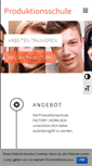 Mobile Screenshot of produktionsschule.at
