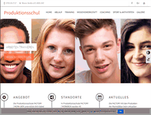 Tablet Screenshot of produktionsschule.at